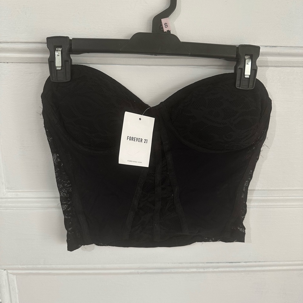 Lace Bustier Tube Top size M